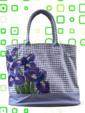 Fairy Twee Chic Whimsy Prairie Y2K Boho Cottagecore tote Bag Floral Purple Indie